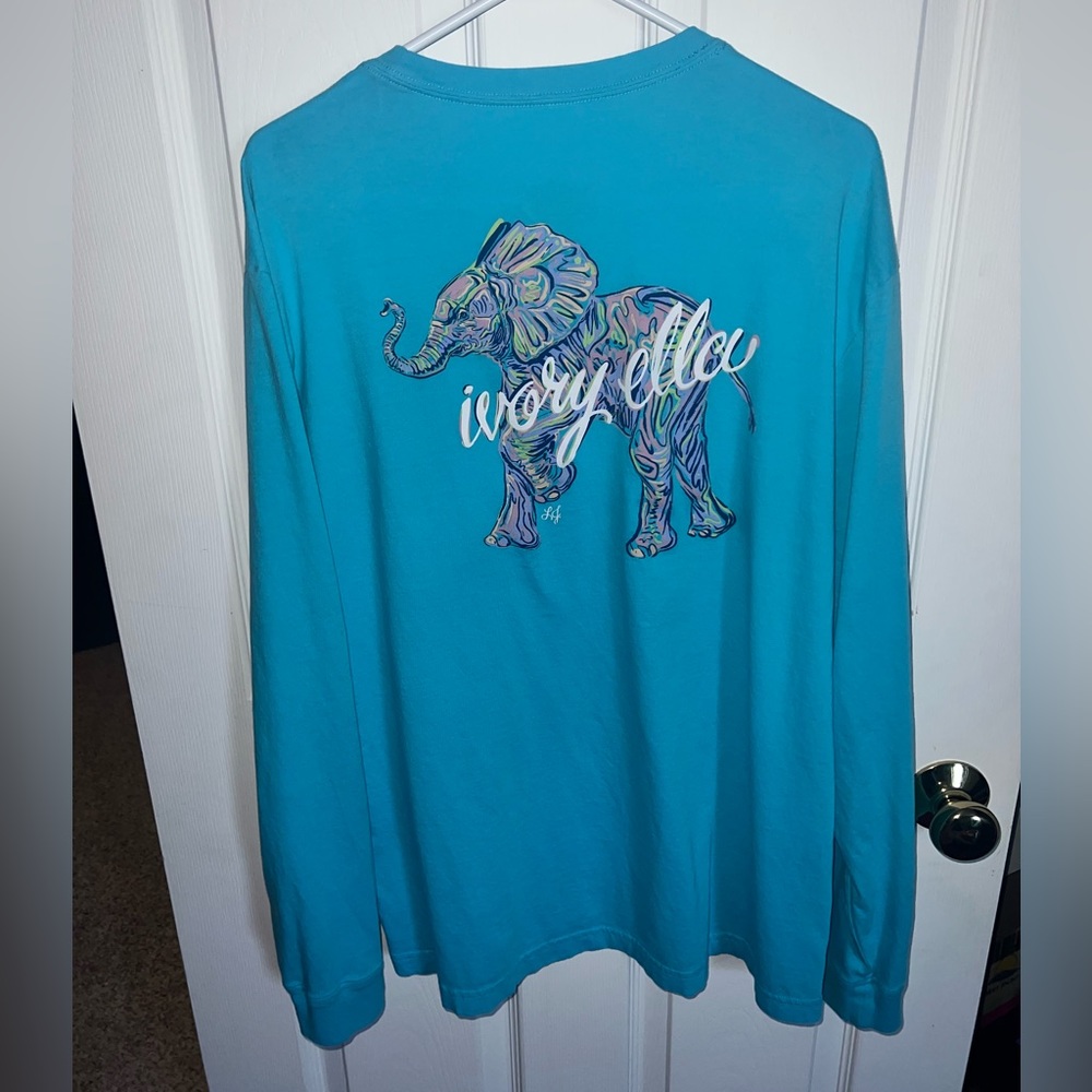 Ivory Ella Oversized Long Sleeve Tee